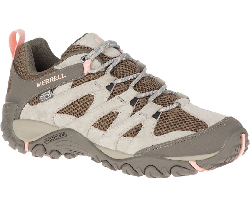 Buty Merrell Alverstone Wasserdicht - Buty Trekkingowe Damskie Merrell - Szare [NSYWV-1624]